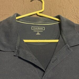 Club Room Dark Blue Performance Polo
